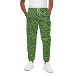 Golf Course Grass Print Cotton Pants