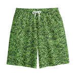 Golf Course Grass Print Cotton Shorts