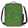 Golf Course Grass Print Crossbody Lunch Bag