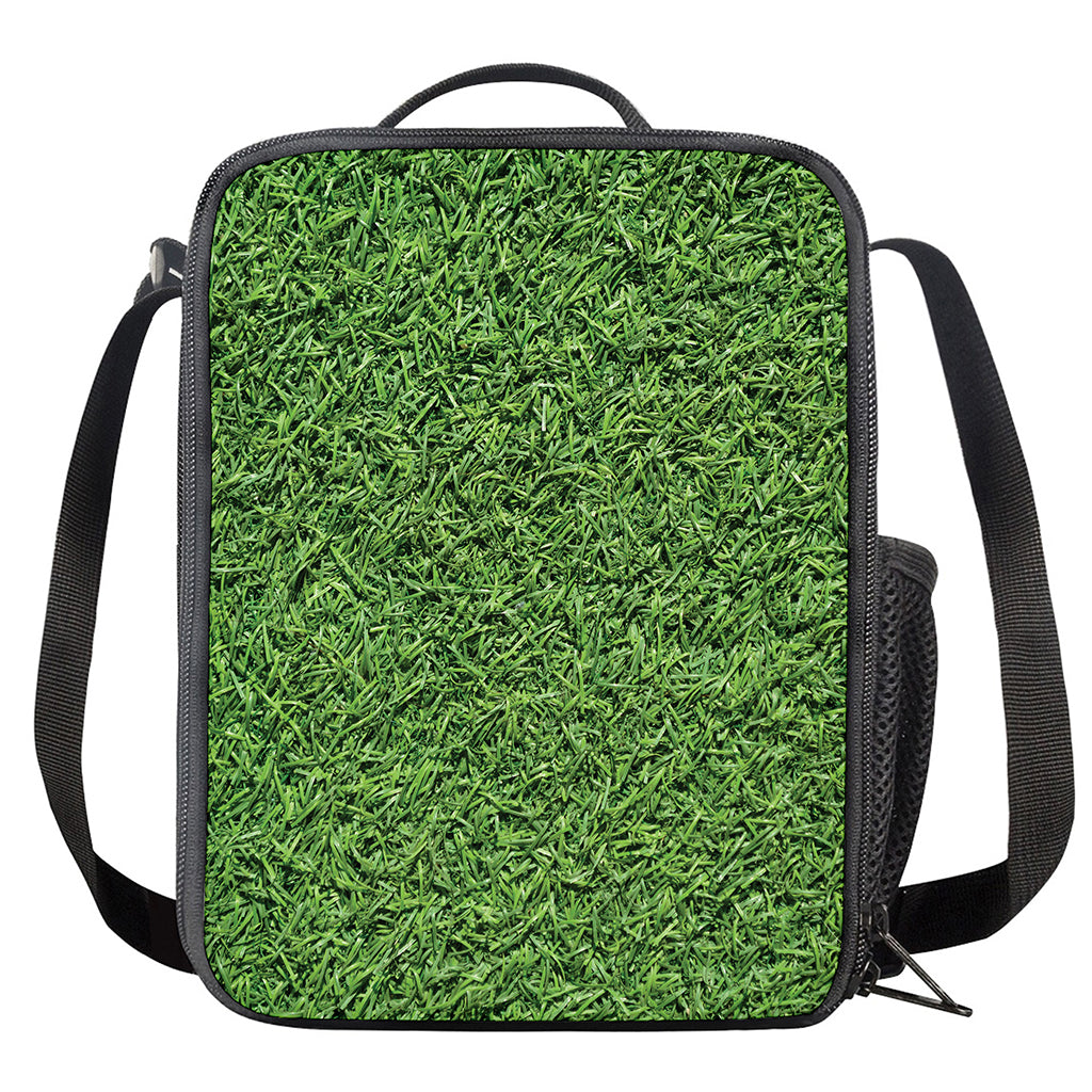 Golf Course Grass Print Crossbody Lunch Bag