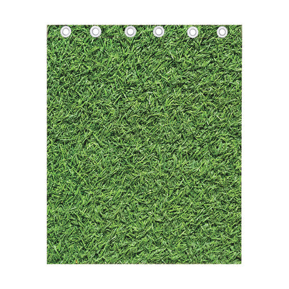 Golf Course Grass Print Curtain