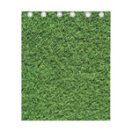Golf Course Grass Print Curtain