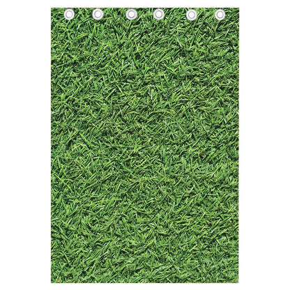 Golf Course Grass Print Curtain