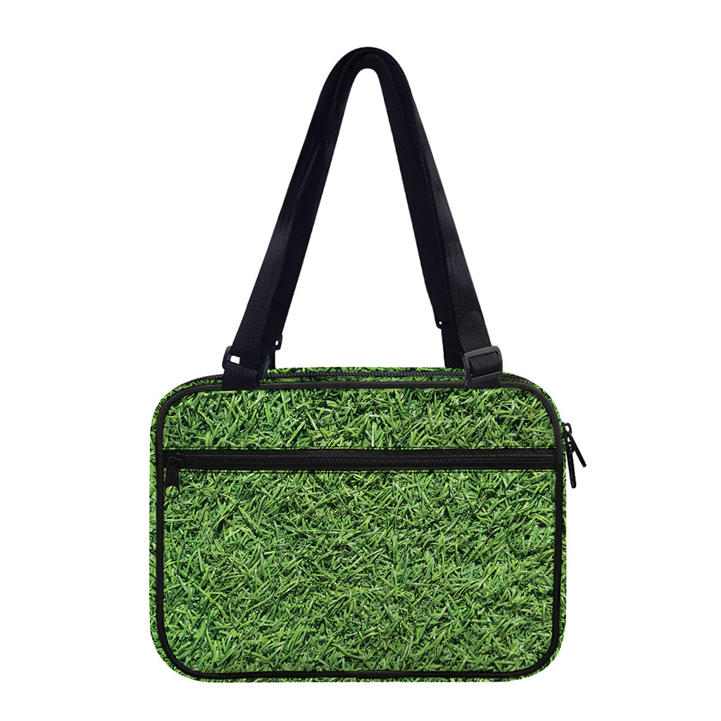 Golf Course Grass Print Double Strap Bible Bag