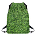 Golf Course Grass Print Drawstring Backpack