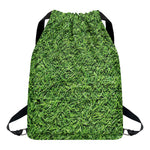 Golf Course Grass Print Drawstring Backpack