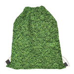 Golf Course Grass Print Drawstring Bag