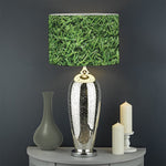 Golf Course Grass Print Drum Lamp Shade