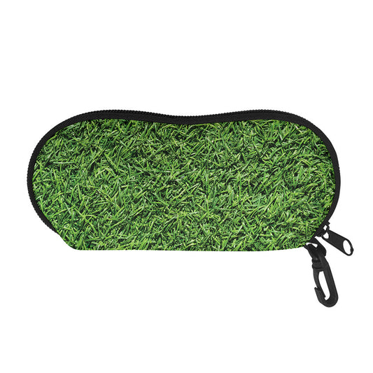 Golf Course Grass Print Glasses Case