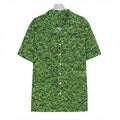 Golf Course Grass Print Hawaiian Shirt