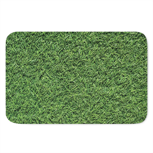 Golf Course Grass Print Indoor Door Mat