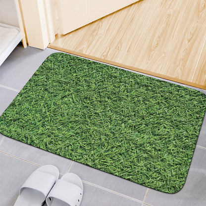 Golf Course Grass Print Indoor Door Mat