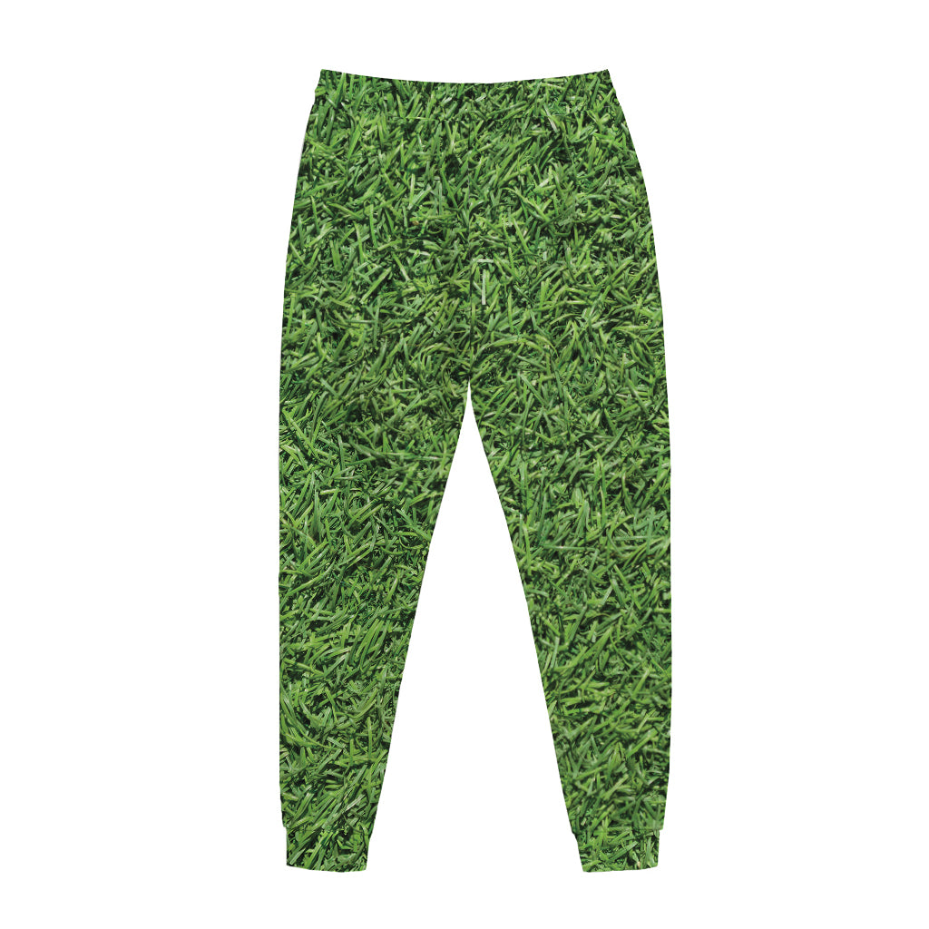 Golf Course Grass Print Jogger Pants