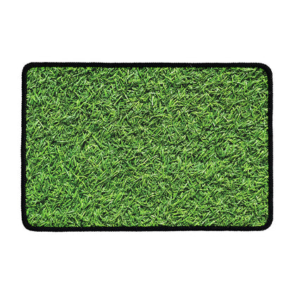 Golf Course Grass Print Kitchen Mat