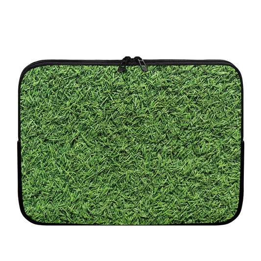 Golf Course Grass Print Laptop Sleeve