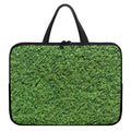 Golf Course Grass Print Laptop Sleeve With Handle