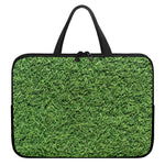 Golf Course Grass Print Laptop Sleeve With Handle