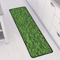 Golf Course Grass Print Long Kitchen Mat