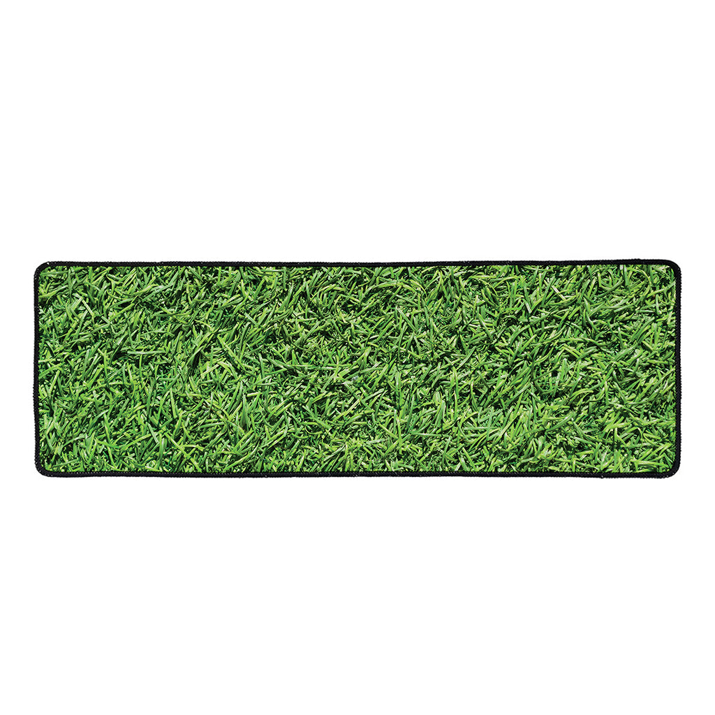 Golf Course Grass Print Long Kitchen Mat