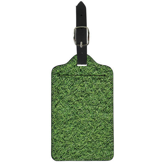 Golf Course Grass Print Luggage Tag