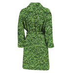 Golf Course Grass Print Men's Bathrobe