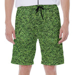 Golf Course Grass Print Men's Beach Shorts
