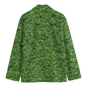 Golf Course Grass Print Men's Blazer