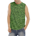 Golf Course Grass Print Men's Fitness Tank Top
