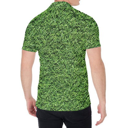 Golf Course Grass Print Men's Shirt