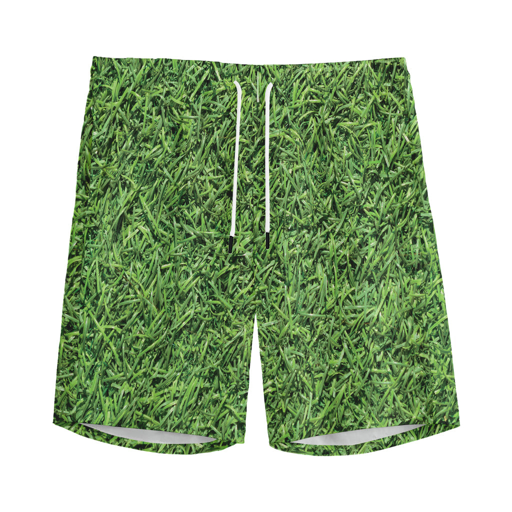 Golf Course Grass Print Men's Sports Shorts