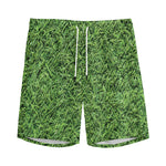 Golf Course Grass Print Men's Sports Shorts
