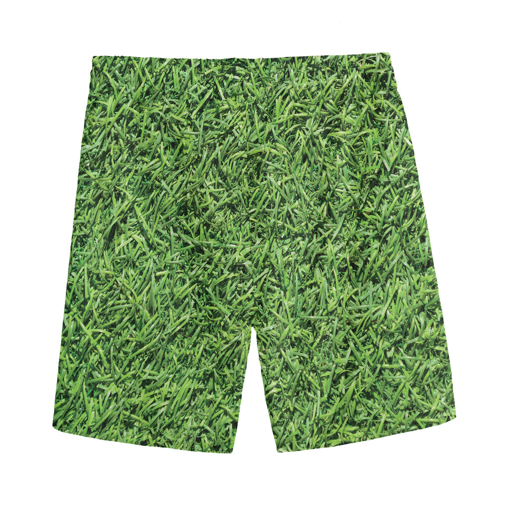 Golf Course Grass Print Men's Sports Shorts