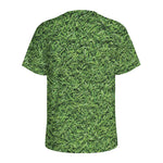 Golf Course Grass Print Men's Sports T-Shirt