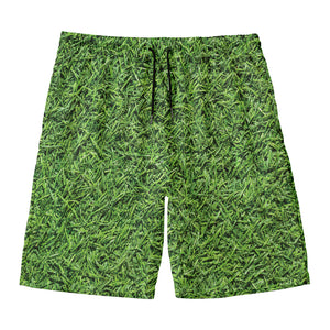 Golf Course Grass Print Men's Swim Trunks