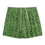 Golf Course Grass Print Mesh Shorts