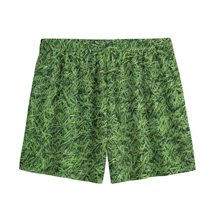 Golf Course Grass Print Mesh Shorts