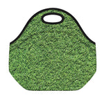 Golf Course Grass Print Neoprene Lunch Bag