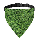Golf Course Grass Print Over The Collar Dog Bandana