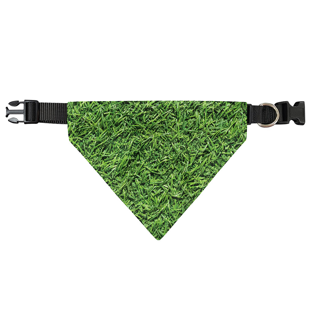 Golf Course Grass Print Over The Collar Dog Bandana