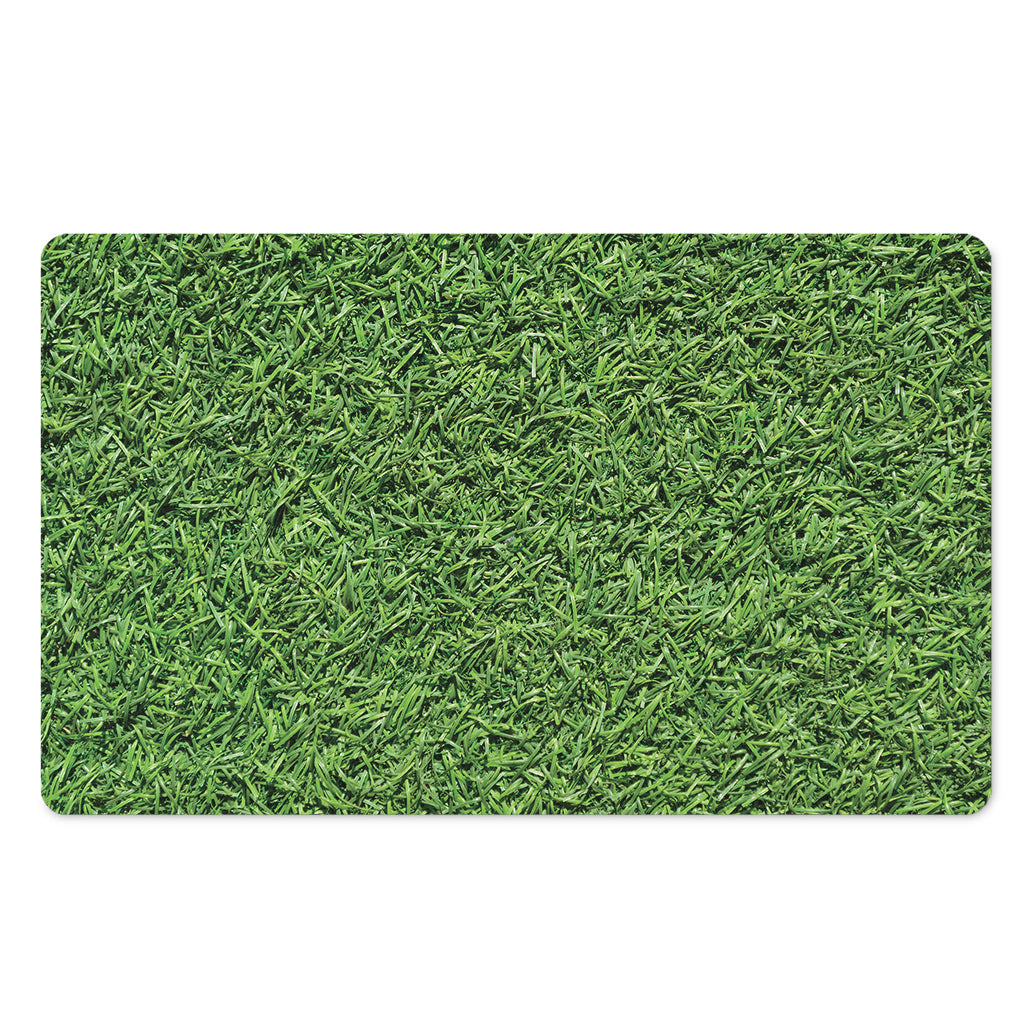 Golf Course Grass Print Polyester Doormat