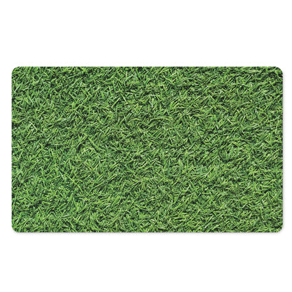 Golf Course Grass Print Polyester Doormat