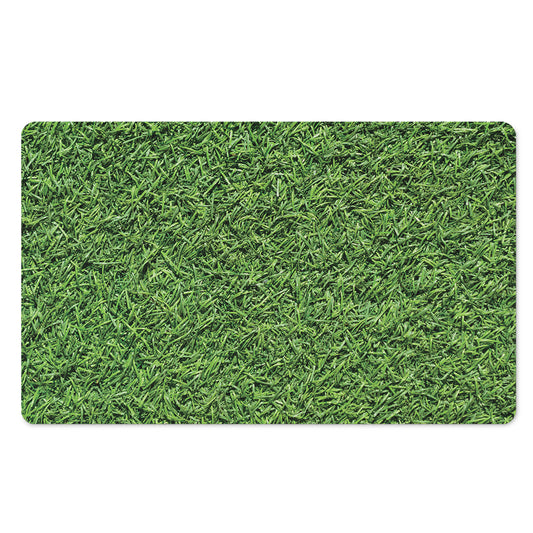 Golf Course Grass Print Polyester Doormat