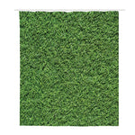 Golf Course Grass Print Polyester Shower Curtain