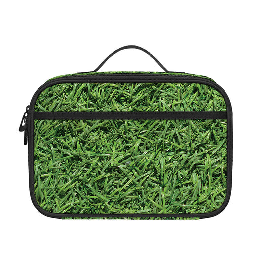 Golf Course Grass Print Portable Lunch Bag