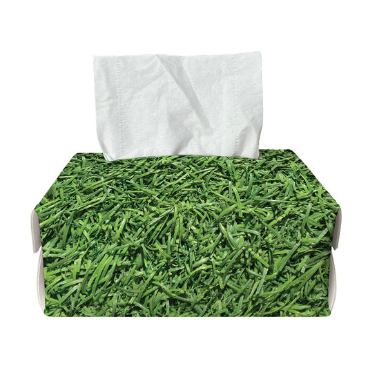 Golf Course Grass Print Rectangle Tissue Box Cover