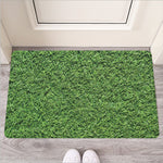 Golf Course Grass Print Rubber Doormat