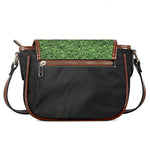 Golf Course Grass Print Saddle Bag