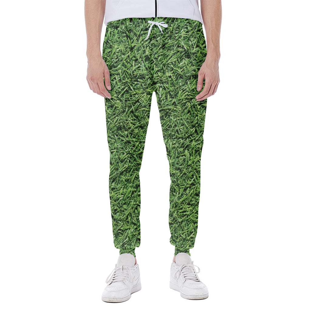 Golf Course Grass Print Scuba Joggers