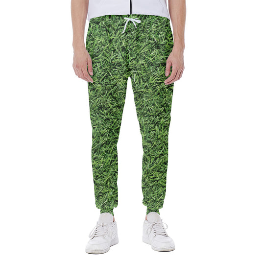 Golf Course Grass Print Scuba Joggers