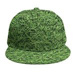 Golf Course Grass Print Snapback Cap